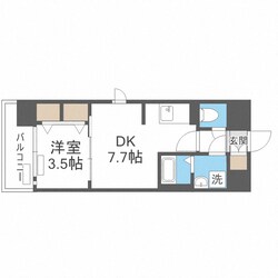 ファステート大阪ベースシティの物件間取画像